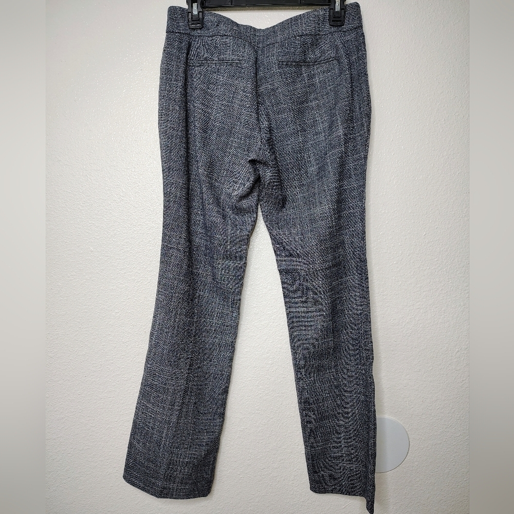 New York & Company Gray and White Stretch Trousers Pants Sz 6P - Picture 12 of 12